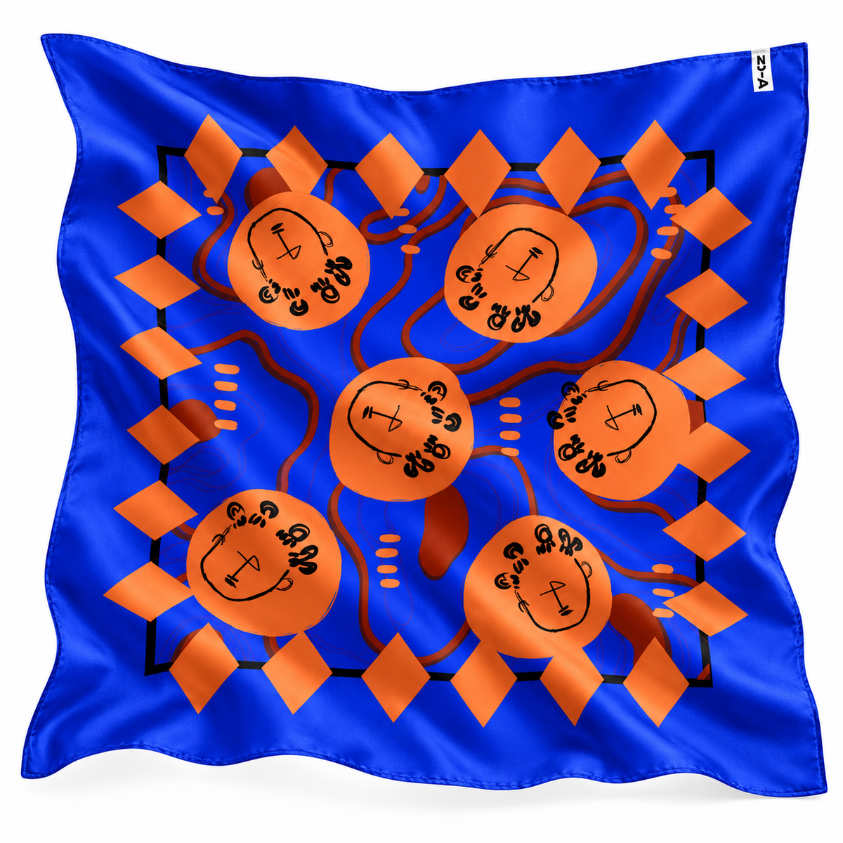 Bantura silk scarf